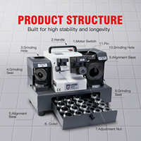 TXMC TX-Z32 3-32mm opération facile perceuse électrique de haute précision meuleuse perceuse affûteuse Machine