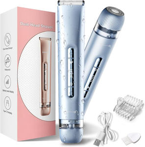 IFINE Damen-Rasierer für Intimbereich Doppelkopf-Elektro-Epilierer 2-in-1 Haarentfernungsgerät Achselhaar-Trimmer für den Haushalt - Product Image 6