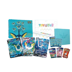MS Originale Carte à collectionner chinoise <span class=keywords><strong>simple</strong></span> Pokemoned Eevee Advanced Gift Box Water Fire Thunder Trading Card Pokemoned Box - Product Image 6