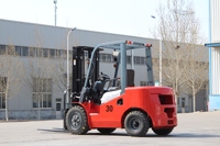 Chariot élévateur à fourche diesel MightyCargo 3 tonnes neuf avec pneus pleins, chariot élévateur à fourche à combustion interne hydraulique