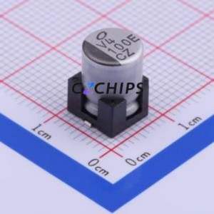 Condensador Electrolítico de Aluminio SMD UCZ1E101MCS1GS, D8xL10mm 100uF 20% 25V 270mA-100kHz - Product Image 1