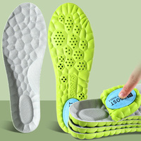 Semelles élastiques épaisses en maille respirante PU, absorbant la transpiration, pour le sport