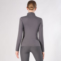 Chemises d'équitation professionnelles à manches longues et couche de base pour femmes, en stock, léger, sports équestres
