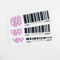 Meilleures ventes d'autocollants en vinyle découpés à l'emporte-pièce personnalisés autocollants étanches de numérisation de logo de promotion commerciale avec code QR