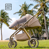 2025 EN1888 Poussette bébé approuvée-Mode parent-enfant bidirectionnel + roues antichoc + grand panier de rangement