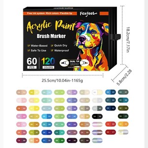Juego de Rotuladores de Alcohol Borrables de Plástico con Doble Punta para Estudiantes, Material Escolar, Suministros de Papelería, Rotuladores de Pintura Acrílica - Product Image 6