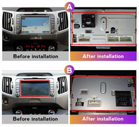 MEKEDE DUDU7 Android Auto GPS Navigation 2K Ecran Car-play Car Audio Radio Car Multimedia Player pour KIA Sportage 2010-2015