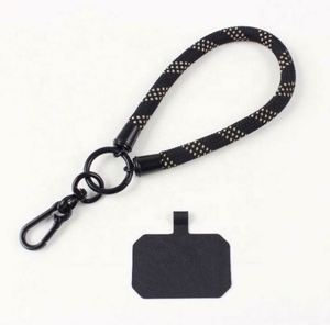 Custom Logo Keychain Wrist <b>Patch</b> Phone Lanyards Universal Short Nylon Mobile Phone Strap - Product Image 6