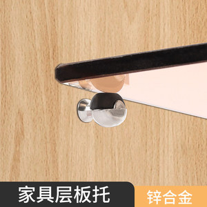 Yongdefa Hardware <b>Buffer</b> Plate Support Alloy With Rubber <b>Pad</b> For Cabinet Shelf Support - Product Image 3
