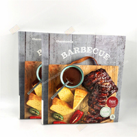 Buku Resep Kustom Kualitas Tinggi Binder Menu Printing Desain Modis