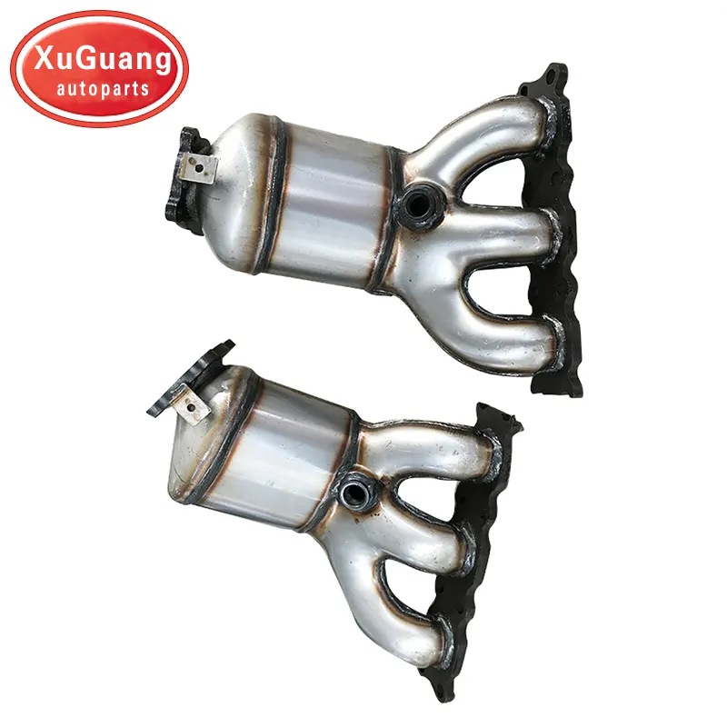 XG-AUTOPARTS Auto Parts Exhaust System Three Way Catalyst Direct Fit Catalytic Converter for Volvo XC90 3.2 Front