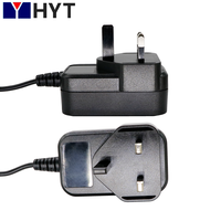 Adaptor Daya Dinding HYT AC DC 12V 3A 2.5A 30W 36W Bersertifikasi FCC ETL UKCA untuk Lampu Kuku
