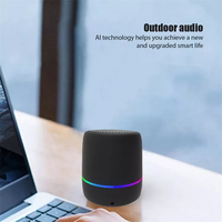 Altavoz Bluetooth Inalámbrico Portátil Mini con Logotipo Personalizado, Luz RGB, Altavoz para Exteriores, Reproductor de Música Recargable, Venta al Por Mayor OEM