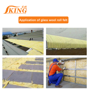 ISOKING - Rouleau <span class=keywords><strong>de</strong></span> <span class=keywords><strong>laine</strong></span> <span class=keywords><strong>de</strong></span> <span class=keywords><strong>verre</strong></span> en fibre <span class=keywords><strong>de</strong></span> <span class=keywords><strong>verre</strong></span> certifié CE - Isolation thermique et acoustique pour bâtiments - Product Image 5