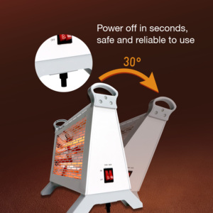 Calentador Eléctrico de Tubo de Cuarzo APG 1000CT, Nuevo Estilo, <span class=keywords><strong>Bajo</strong></span> <span class=keywords><strong>Precio</strong></span>, Portátil, <span class=keywords><strong>Bajo</strong></span> <span class=keywords><strong>Consumo</strong></span> de Energía para el Hogar - Product Image 5