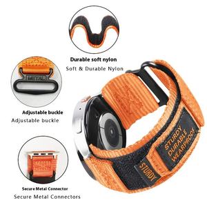 Bracelet de montre en nylon en gros pour Samsung, Huawei et autres montres universelles 20/22 mm – Bracelet de remplacement à dégagement rapide - Product Image 5