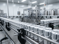 Machine de remplissage automatique de canettes de bière, ligne de production de remplissage et de sertissage isobare pour canettes en aluminium
