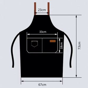 <b>Kitchen</b> and Oil Proof Adjustable Waiter Custom Waterproof Washable Carpenter Barista <b>Apron</b> - Product Image 5