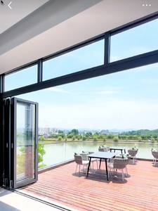 Porte vitrée pour villa, utilisation fixe, verre fixe, USA Canada, fenêtre fixe, double vitrage, norme AS2047 NFRC AAMA, porte en verre aluminium - Product Image 2