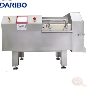 High configuration frozen boneless meat disposable cutter high quality motor poultry cube cutting machine