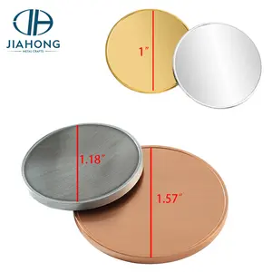 Wholesale Engravable Challenge Coin Blanks 1.57 Inch 1.18 Inch 1 Inch Custom Double Coin Blanks for Laser Engraving