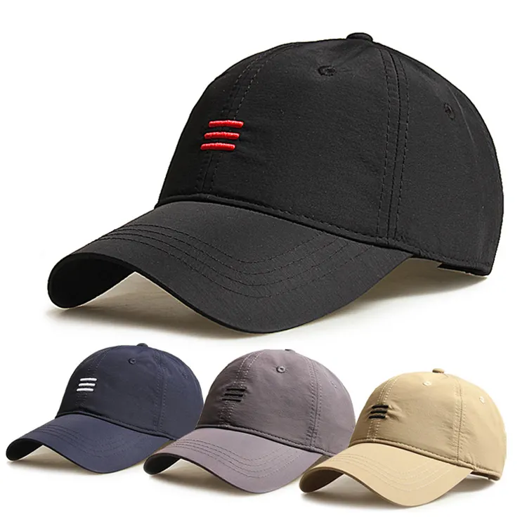 גבוהה באיכות מגניב לנשימה מהיר יבש ספורטיבי בייסבול כובע, בייסבול כובע ב 4 צבעים גברים ריצת ספורט כובע עבור מחוץ
