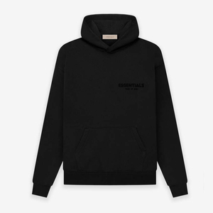 Unisex Winter Letter Oversized 100% Cotton <strong>Fleece</strong> 860g Breathable Embroidered Pocket Casual Pullover Hoodie Sweatpants Set - Product Image 3