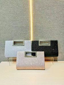 Sac à main <span class=keywords><strong>de</strong></span> soirée élégant 2026 en gros, pochette ornée <span class=keywords><strong>de</strong></span> strass pour femme, sac à bandoulière chaîne pour fête formelle - Product Image 2