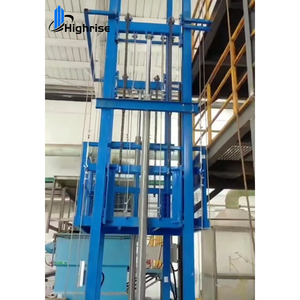 1000kg 1 Ton disesuaikan kargo listrik mengangkat Platform gudang digunakan hidrolik barang Lift barang harga - Product Image 2