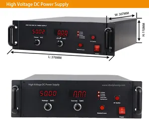 For Photetch 0.5kV 1kV 2kV 10kV 20kV 25kV 30kV 40kV 50kV 60kV 100kV 1.5W-1000W Dc High Voltage Power Supply