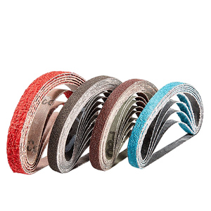 السيراميك حزام رملي 610*100 مللي متر الأزرق ورقة كشط مقاومة للمياه حزام رملي s gxk51 المعادن طاحونة حزام الرملي - Product Image 1