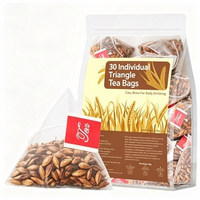 BORUN OEMODM Sachets de thé aux fleurs en forme de pyramide 150g (30 sachets de 5g) – Thé torréfié coupé pour favoriser la digestion, apaiser l'intestin, réchauffer et soulager la sécheresse (chaud/froid)