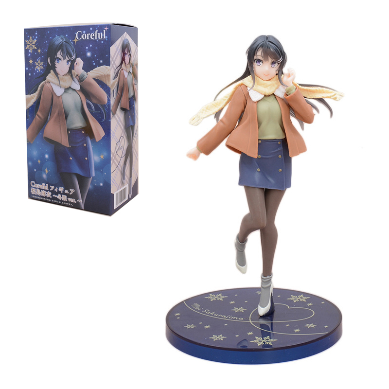 En Stock Original SEGA Anime Sakurajima Mai AOBUTA LUMINASTA MAI vêtements décontractés figurine PVC modèle collecteur cadeaux jouets  26