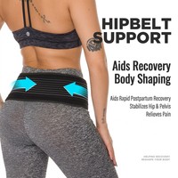 Ceinture de soutien pelvien post-partum pour femmes, attelle de compression ajustable pour l'articulation SI et la hanche, pour la récupération post-partum et l'amincissement de la taille