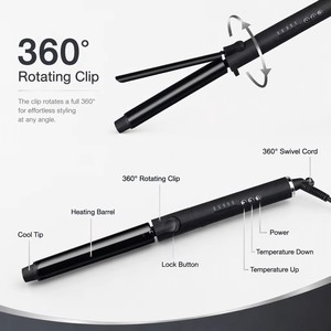 Venta caliente 9910 rizador personalizado 45-65W rizador de pelo portátil eléctrico con hierro giratorio de calor mejores vendedores <span class=keywords><strong>para</strong></span> <span class=keywords><strong>cabello</strong></span> <span class=keywords><strong>rizado</strong></span> - Product Image 3