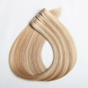 Vente en gros de qualité 100% véritables extensions de cheveux humains russes Piano faits saillants naturels Trou invisible trame de peau de papillon PU - Product Image 4