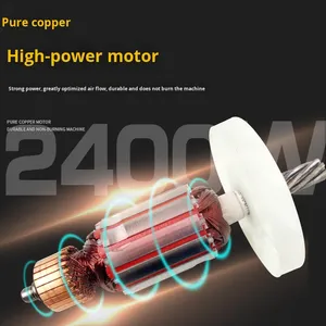 خلاط صناعي كهربائي عالي القدرة لطلاء الدهانات والمعجون والمساحيق، آلة رش محمولة تعمل ببطارية ليثيوم بدون فرش 4.1 كجم معتمدة من الأيزو - Product Image 3