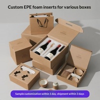Boîte d'avion haut de gamme colorée personnalisée pour jouets et outils, avec doublure en coton perlé, plateau intérieur en papier, pliable, pour l'agriculture