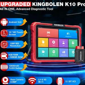 Escáner de Diagnóstico OBD2 KINGBOLEN K10 PRO, Herramienta de Escaneo para Automóviles con Sistema Completo, Codificación ECU, Prueba de Actuación, Gráfico de Topología - Product Image 6