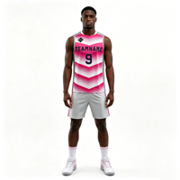 Uniformes de Baloncesto OEM/ODM, Conjuntos de Camisetas de Baloncesto Sublimadas Personalizadas para Hombre, Venta al Por Mayor
