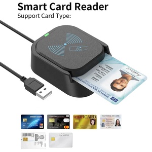 2 in 1 USB ISO7816 ISO14443A/B NFC ID IC Chip Card Reader NFC Smart Card Readers <strong>Writer</strong> - Product Image 1