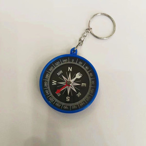 45 Compas porte-clés en plastique, compas d'extérieur, compas personnalisé - Product Image 1