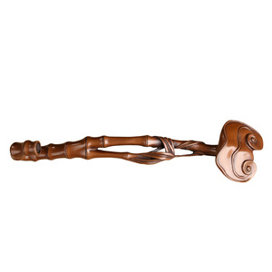 Cetro Ruyi en Forma de Bambú de Cobre Púrpura de 30 mm, Decoración para el Hogar u Oficina, Regalo de Inauguración - Product Image 4