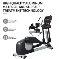 Firstfit Gym Cardio Exercise 20 niveaux de résistance EMS Transmission bidirectionnelle autonome Cross Trainer Elliptical Machine