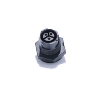 Connecteur de panneau circulaire étanche à 3 broches M16 pour alimentation électrique, type femelle LLT