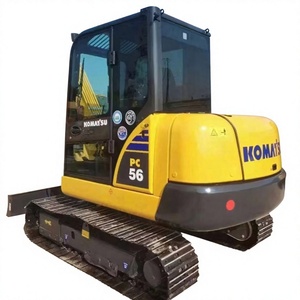 รถขุดขนาดเล็กมือสอง Komatsu PC56 แท้ 5 ตัน ผลิตในญี่ปุ่น รถขุด Komatsu มือสองสำหรับขาย - Product Image 1
