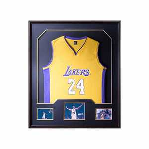 Cadre en bois pour maillot de basketball, Tennis de table, LAKERS 24, Maillots commémoratifs classiques imprimés en relief 6 couleurs, Collection d'<span class=keywords><strong>autographes</strong></span> - Product Image 5