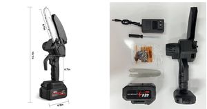 Inalámbrico Mini Motosierra a <span class=keywords><strong>Bateria</strong></span>/Motosierra <span class=keywords><strong>20V</strong></span> Litio-Ion IPX4 Impermeable y Cerradura de Seguridad (Pro-Grade) - Product Image 3