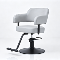 Chaise de salon de coiffure hydraulique élégante, durable, facile à nettoyer et de qualité supérieure pour les services de coupe de cheveux