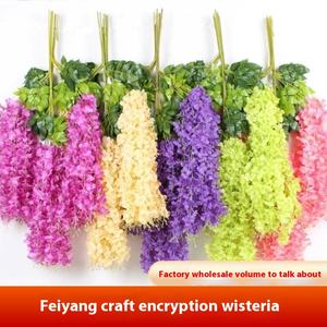 Guirnalda de Flores de Glicinia de Seda Artificial Hechas a Mano, Decoración Moderna y Ecológica para Bodas, Día de la Madre, Hogar y Navidad - Product Image 2